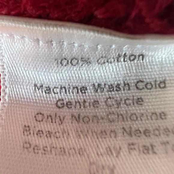 Talbots, Size MP. Red, Wide Collar, V Neck, Long Sleeve Sweater - Picture 12 of 12